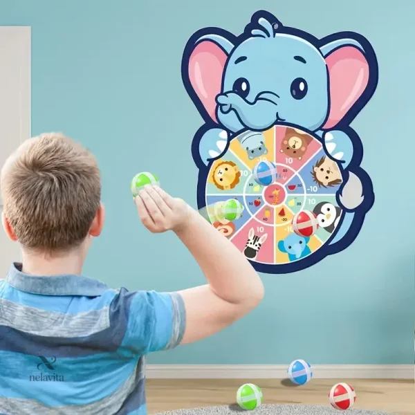 Cible de lancer velcro animaux – Jeu éducatif pour enfants