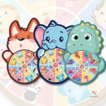 Jeu amusant avec cibles velcro et balles colorées