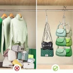 Cintre métallique pratique pour sacs à main organisés