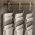 Rangement efficace en acier inoxydable pour vêtements