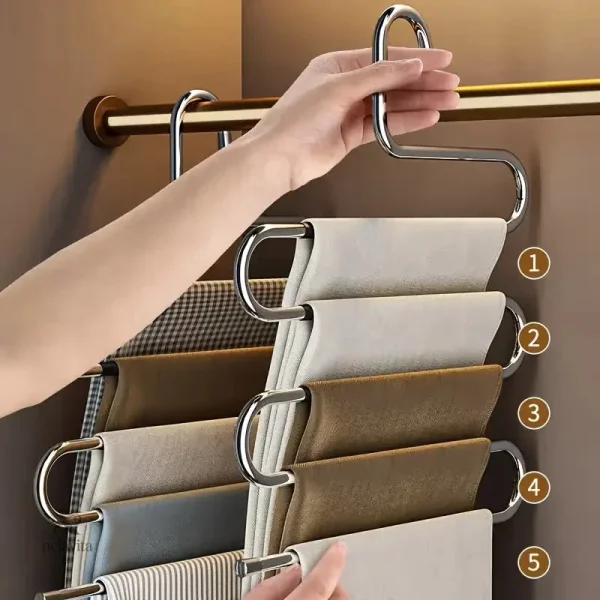 Accessoire de magasin pour organiser pantalons et écharpes