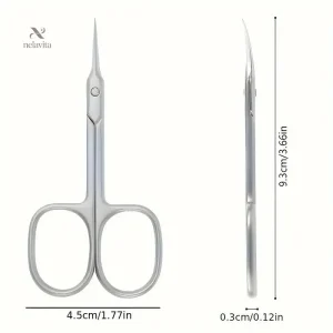 Outils de pédicure en inox, ciseaux à cuticules de précision