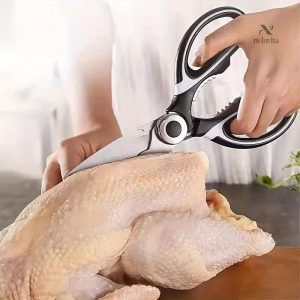 Ciseaux de cuisine inox multifonctions