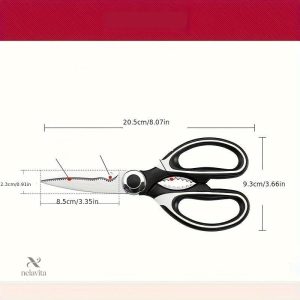 Ciseaux de cuisine pratiques en acier inoxydable