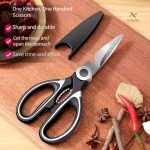 Ustensiles inox pour la cuisine, ciseaux polyvalents