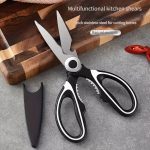 Ciseaux de cuisine, design ergonomique en inox