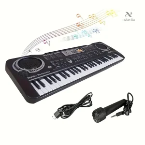 Instrument de musique électronique, 61 touches, facile à jouer