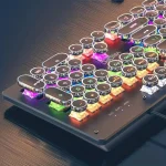 Design Vintage et Éclairage RGB pour Gamers
