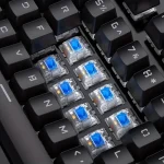 Clavier Mécanique avec Esthétique Rétro et Éclairage