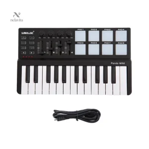 Clavier 25 touches pour musiciens en déplacement et production facile