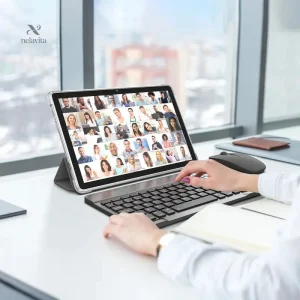 Clavier Sans Fil Compact et Souris USB Ergonomique