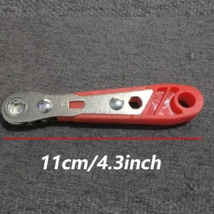 Clé à Cliquet Réversible avec Embouts – Outil de Serrage Compact et Polyvalent