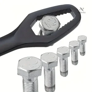 Clé à molette universelle multi-tailles – Outil antidérapant pour écrous et boulons