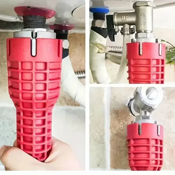 Clé polyvalente pour installation de robinetterie