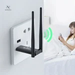 Clé USB Wi-Fi Puissante avec double antenne, haut débit 1200Mbps