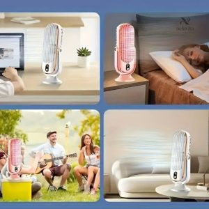 Ventilateur USB rechargeable, polyvalent et pratique