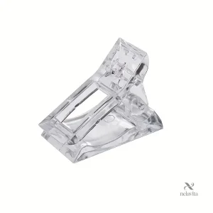 Clip de maintien transparent pour fixation d'ongles