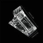 Outil de fixation pour extensions d'ongles en poly gel