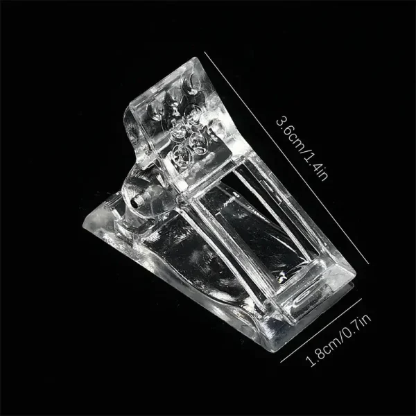 Outil de fixation pour extensions d'ongles en poly gel