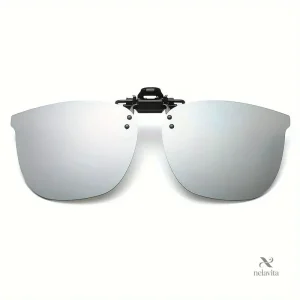 Clip lunettes de nuit homme – Verres jaunes anti-éblouissement pour conduite et vision claire