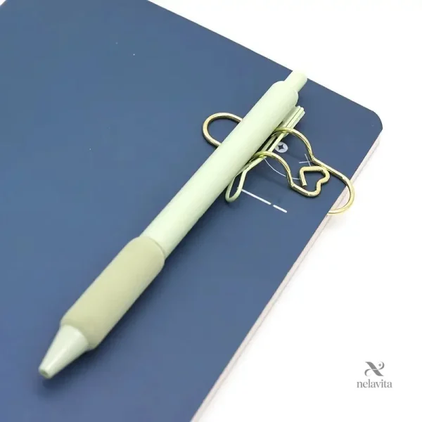 Accessoire de bureau : clip stylé pour cahier ou agenda