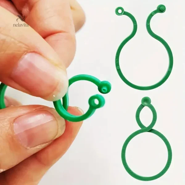 Clips robustes pour maintenir tiges et tuteurs stables