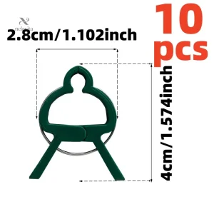 Clips de fixation pour plantes grimpantes – Pinces de support pour tuteurs, tomates, concombres et fleurs