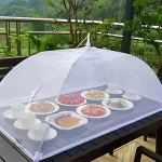 Cloche Alimentaire Pliable en Maille pour protection des plats