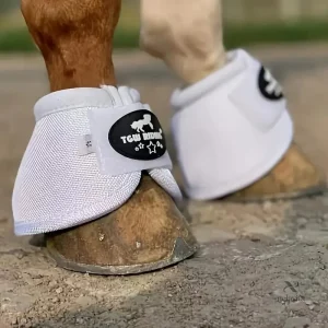 Cloches de Protection Antichoc pour Sabots – Guêtres d'Équitation en Nylon Résistant – Couleur Rose