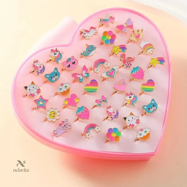 Accessoires fantaisie pour petites filles, 36 pièces