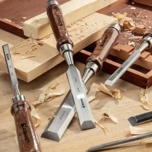 Coffret de ciseaux à bois 6 pièces pour menuiserie