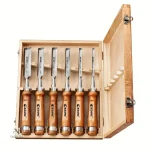 Set d'outils manuels avec ciseaux en bois de qualité