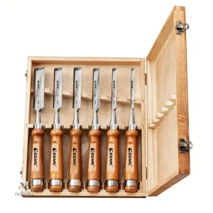 Set d'outils manuels avec ciseaux en bois de qualité