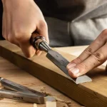Ciseaux à bois avec poignées en bois ergonomiques