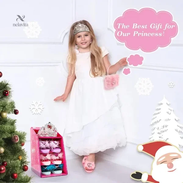 Chaussures et couronne pour transformation féérique de princesse