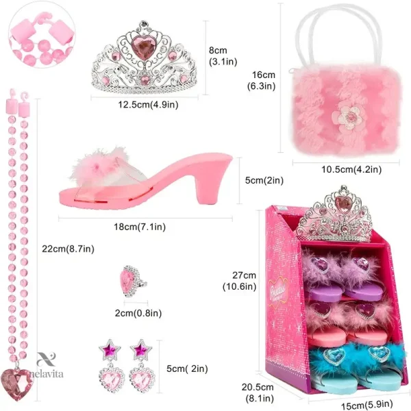 Accessoires enchanteurs pour un look royal de petite fille