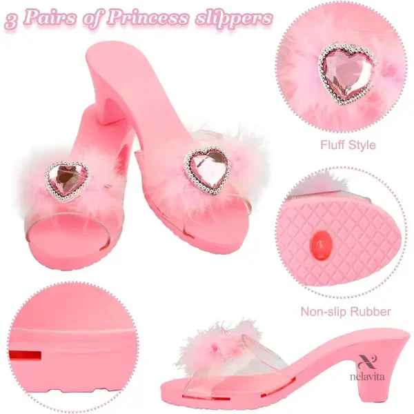 Déguisement complet princesse avec chaussures et décorations