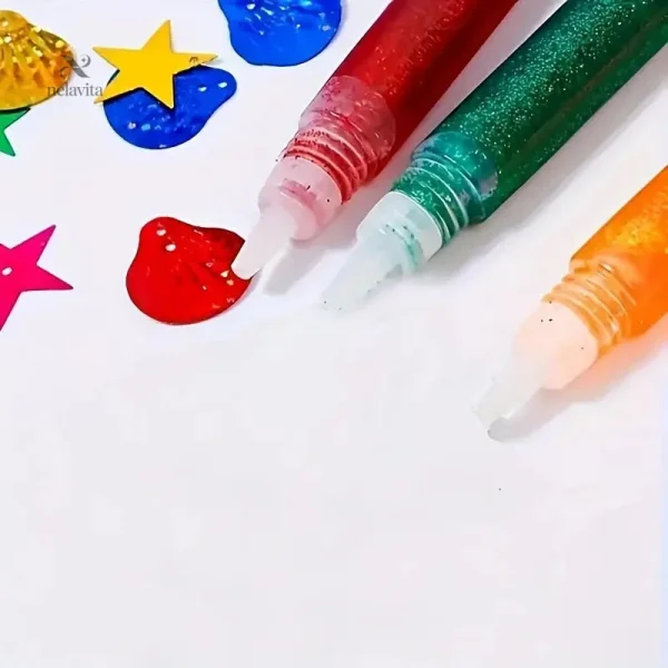 Stylo de colle pailletée pour projets artistiques