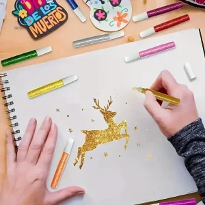 Colle décorative multicolore pour activités manuelles