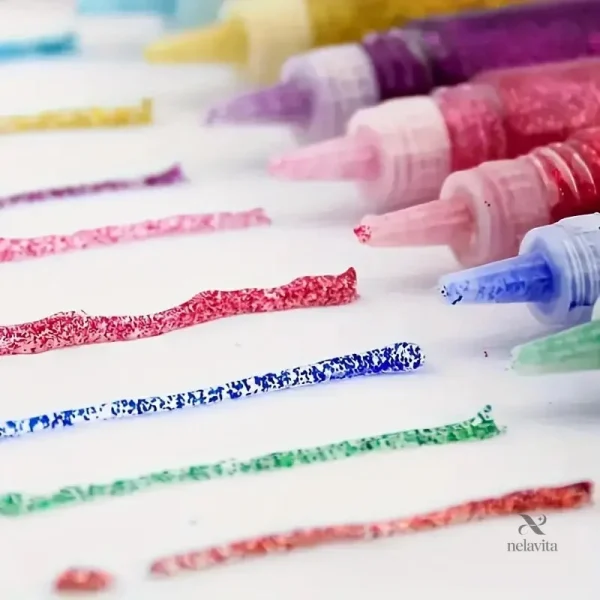 Adhésif pailleté en stylo pour embellissements