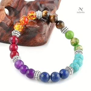 Collier 7 chakras, symbole de paix et d'harmonie