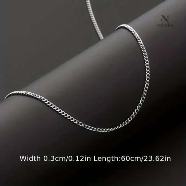 Collier pour homme au design contemporain et minimaliste