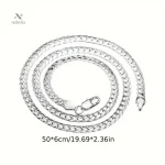 Bijou tendance en acier inoxydable argent pour homme