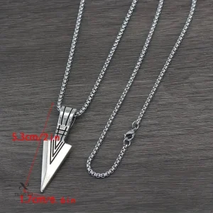 Collier homme viking avec pendentif hache et marteau de Thor