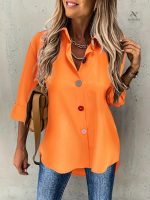 Chemise colorée femme tendance et moderne