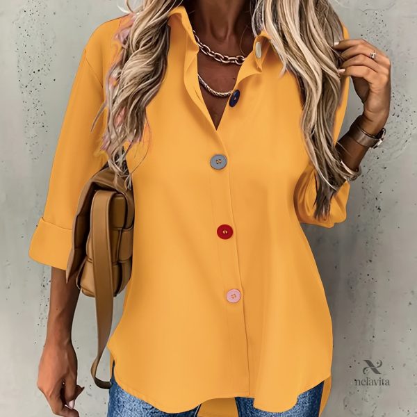 Chemisier chic et coloré pour la saison