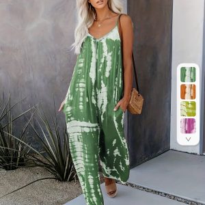 Combinaison Femme Grande Taille - Tie-Dye & Large