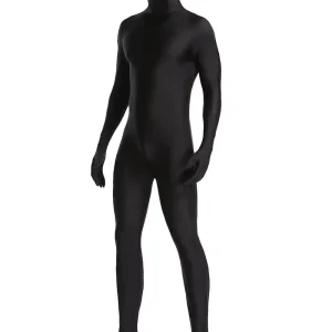 Combinaison intégrale homme noire – Morphsuit fantaisie déguisement cosplay soirée