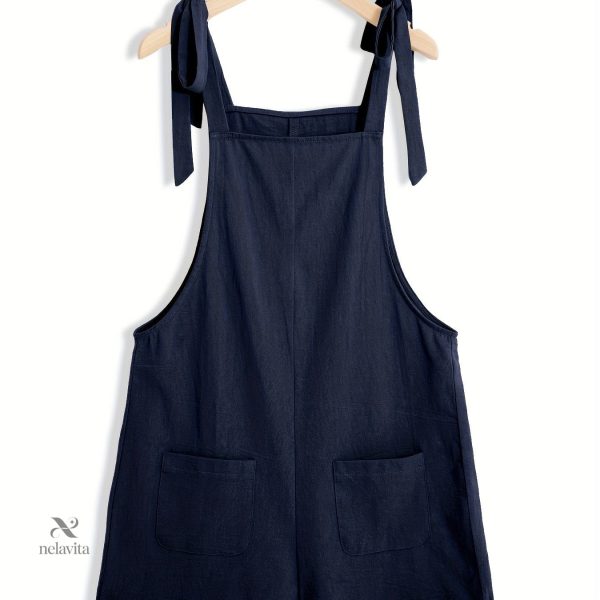 Poches fonctionnelles sur salopette femme