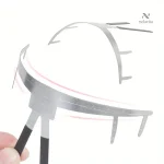 Instrument de précision pour tatouage esthétique des sourcils